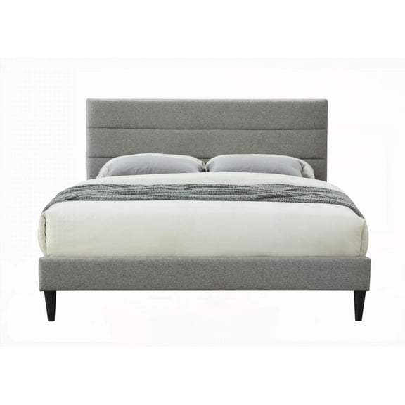 Bed in a Box: Full Sized with USB & Gray Polyester Channel Design