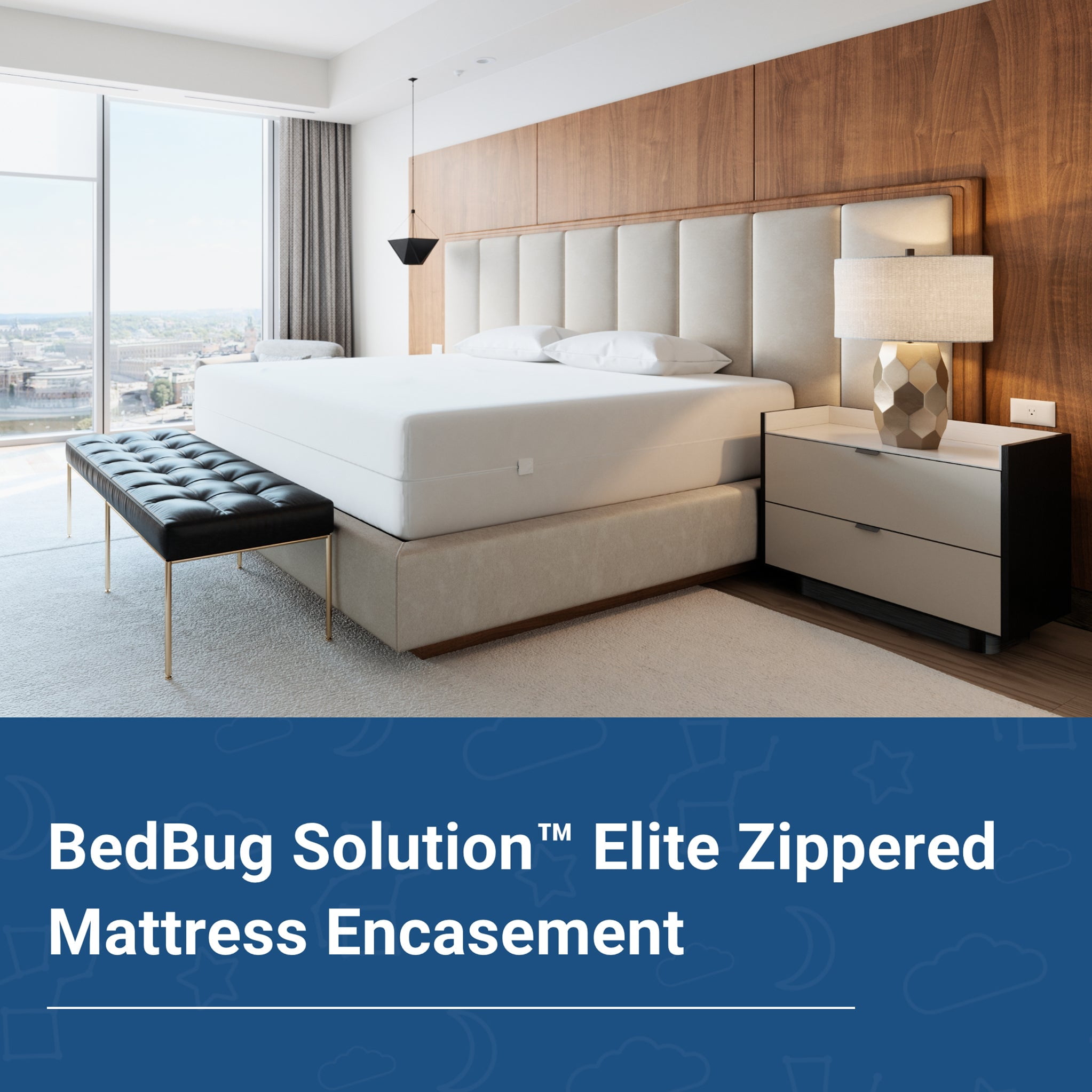 Bedbug Solution Elite Zippered Twin 12-Inch Deep Mattress Cover
