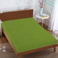 thumbnail image 1 of BedDecor 100% Egyptian Cotton 1 Pcs Fitted Sheet 15 Inches Solid (Parrot Green,Twin Xl), 1 of 3
