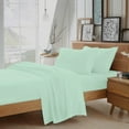 thumbnail image 1 of BedDecor 100% Egyptian Cotton 4 Pcs Sheet Set Solid 15 inches (Aqua Blue,Twin Xl), 1 of 6