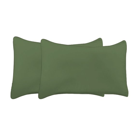BedDecor 100% Egyptian Cotton 600TC 2PC Pillow Case Solid Sage Queen