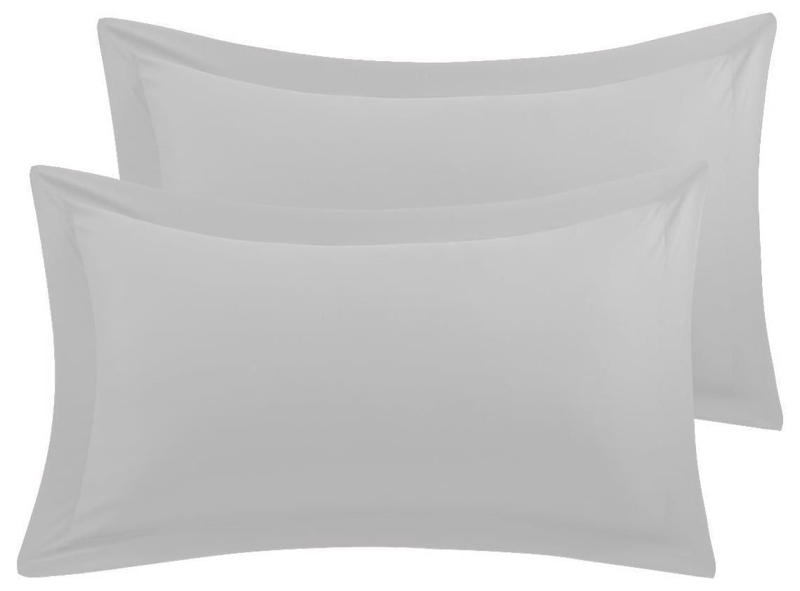 BedDecor 100% Egyptian Cotton 600TC 2PC Pillow Sham Solid White ...