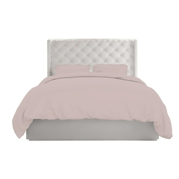 BedDecor 600 TC 100% Egyptian Cotton Pink Color Twin-Twin XL Size 3Pcs Duvet Cover Solid