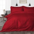 thumbnail image 1 of BedDecor 600 TC 100% Egyptian Cotton 3 Pcs Duvet Cover Stripe (Blood Red,King/California king), 1 of 7