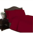 thumbnail image 1 of BedDecor 600 TC 100% Egyptian Cotton 6 Pcs Sheet Set Solid 15 inches (Burgundy,Queen), 1 of 7