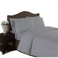 thumbnail image 1 of BedDecor 600 TC 100% Egyptian Cotton 6 Pcs Sheet Set Solid 15 inches (Silver,Full), 1 of 1
