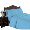 thumbnail image 1 of BedDecor 600 TC 100% Egyptian Cotton 6 Pcs Sheet Set Solid 21 inches (Light Blue,Twin), 1 of 7