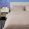 thumbnail image 1 of BedDecor 600 Thread Count Moroccan Streak 3 Piece Solid (Blush, King/California-King) 100% Egyptian Cotton Base Duvet Cover Set, 1 of 5