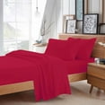 thumbnail image 1 of BedDecor - All Weather RV Camper Sheet Set (Hot Pink|72"x52"|Drop Length-21")| 600 Thread Count Egyptian cotton | 1 Piece Fitted Sheet 1 Piece Flat Sheet & 2 Piece Pillow Cover, 1 of 3