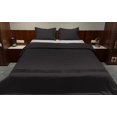 thumbnail image 1 of BedDecor Egyptian Cotton Bedding Set - Twin/Twin XL Size 3pc Luxury Cotton Duvet Cover Set with Pillowcases Dark Grey, 1 of 5