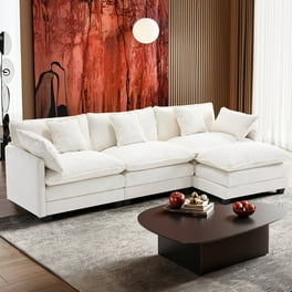 A761 Italian Leather Sectional Sofa in Blue, Right Hand