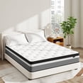 thumbnail image 1 of BedNew 14" Mattress with Gel Memory Foam, Pocket Springs, Medium Firm, Full Mattress in a Box, 1 of 8