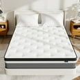 "BedNew 14"" Gel Memory Foam Hybrid Mattress, Medium Firm Pocket