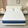 thumbnail image 1 of BedNew King Mattress 12 inch Medium Firm Hybrid Pillow Top Mattress in a Box, Pocket Spring, 1 of 8
