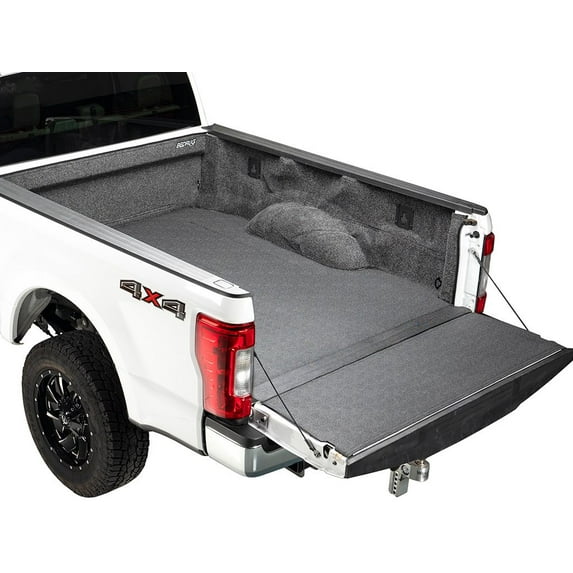 BedRug by RealTruck IMPACT BedLiner | Compatible with 2017 - 2024 Ford F-250, F-350 Super Duty 81.9 Bed | Charcoal Grey, ILQ17SBK