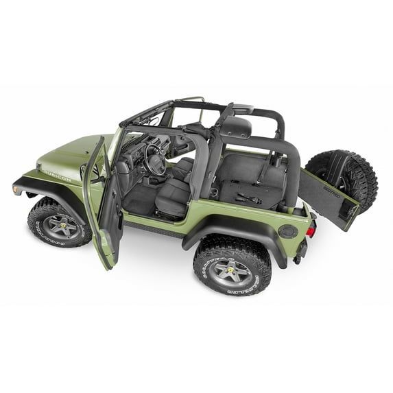 BedRug BTJL18F2 BedTred Floor Kit Fits 18-21 Wrangler (JL) Fits select: 2018-2019,2021 Jeep Wrangler Unlimited