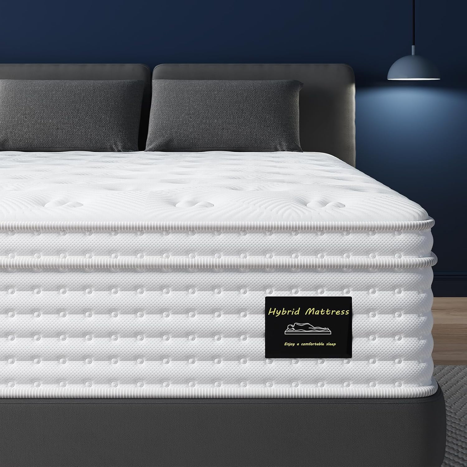BedStory Queen Mattress 14 Inch Hybrid Mattress in a Box Individual