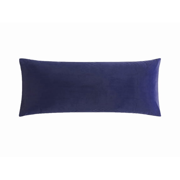 BedTreat Full Body Pillow Insert with Pillowcase for Adults,Long&Fluffy Pillow for Side Sleeper,Soft&Breathable (20X54,Blue)