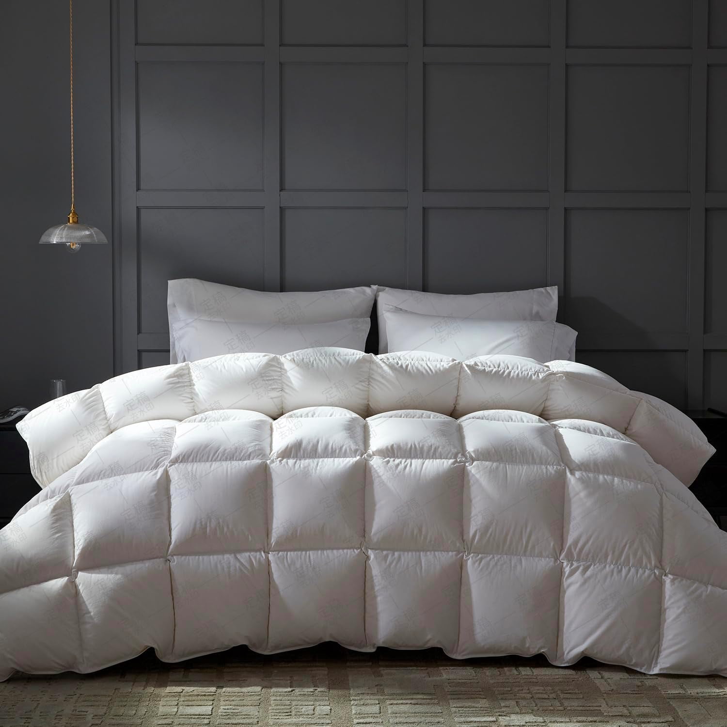 BedTreat Luxury Goose Down Comforter King Size,Premium Hotel collecton ...
