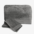 thumbnail image 1 of BedVoyage Luxury Hand Towels – Set of 2 – Viscose from Bamboo and Cotton, Super Absorbent, Quick-Drying, Odor-Resistant – Charcoal Gray (16x27, 600 GSM), 1 of 7
