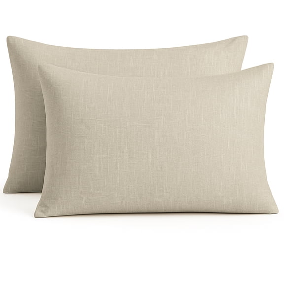 BedVoyage Ultra Soft Queen Pillowcase Set, Cooling & Breathable, Gentle to Skin and Hair, Viscose Derived from Bamboo & Cotton Melange Blend, 20x30 with Envelope Closure, 2pc Set, Queen – Sand