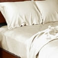 thumbnail image 1 of BedVoyage Rayon Viscose Bamboo Sheet Set - Ivory, 1 of 5