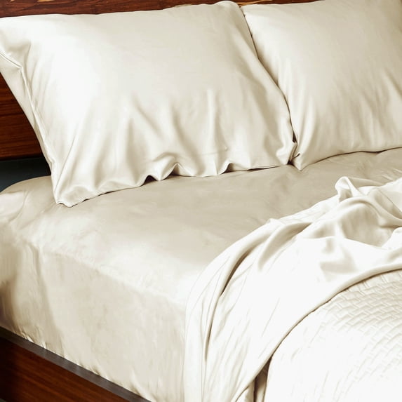 BedVoyage Rayon Viscose Bamboo Sheet Set - Ivory