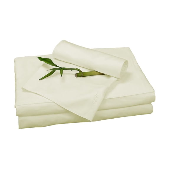 BedVoyage Rayon Viscose Bamboo Sheet Set - Ivory