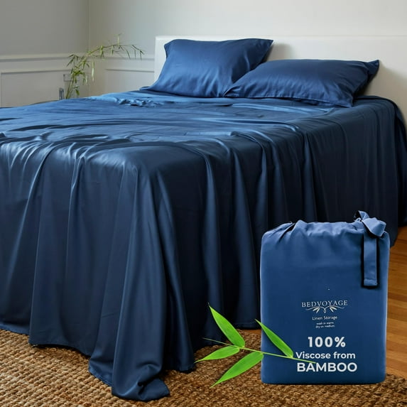 BedVoyage Rayon Viscose Bamboo Sheet Set - White