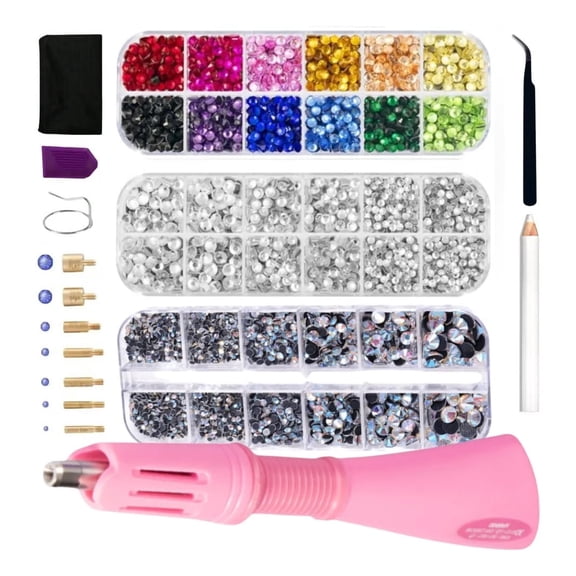 Bedazzle Kit,Hotfix Rhinestone Setter, Hot Fix Applicator Tool Bedazzler Kit For Shoes Clothes