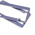 thumbnail image 1 of Bedazzled Diamond Rhinestone Bling License Plate Frame Cover - Lavender (2pcs), 1 of 3
