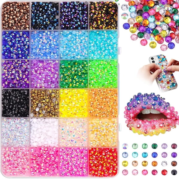 Bedazzler Kit with Rhinestones – Resin Jelly Rhinestones for DIY Crafts, Shoes, Tumblers, Nail Art, Jewelry Making | Colorful Crystal Decoration Supplies