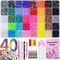thumbnail image 1 of Bedazzling Kit 48000Pcs 60 Colors 3mm Resin Jelly Rhinestones - Diamond Art Multicolor Flatback Gems Nail Crafting Makeupwith 4Pcs 10ml B7000 Jewelry Glue & Tools - Christmas Birthday Gifts for Women, 1 of 7