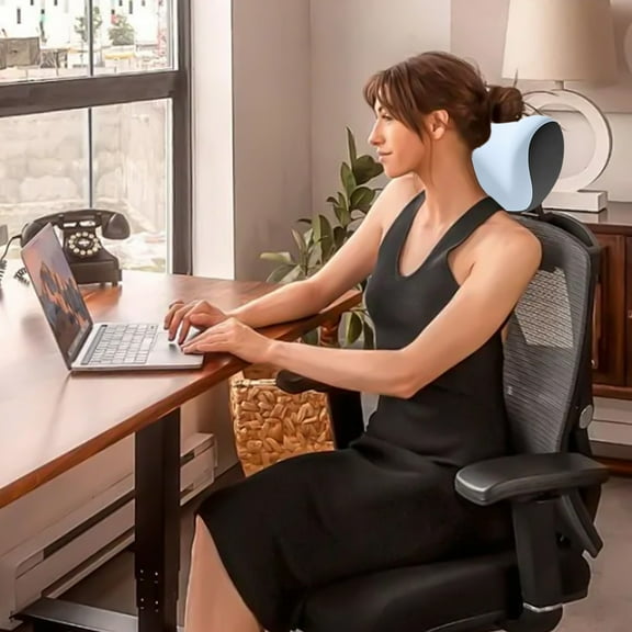 Bedding Bed Pillows Car Headrest Neck Pillow, 3D Ergonomic Cervical Support, High Elasticity Sponge Travel Pillow, Universal Fit for Sedan/SUV, Driving Fatigue Relief