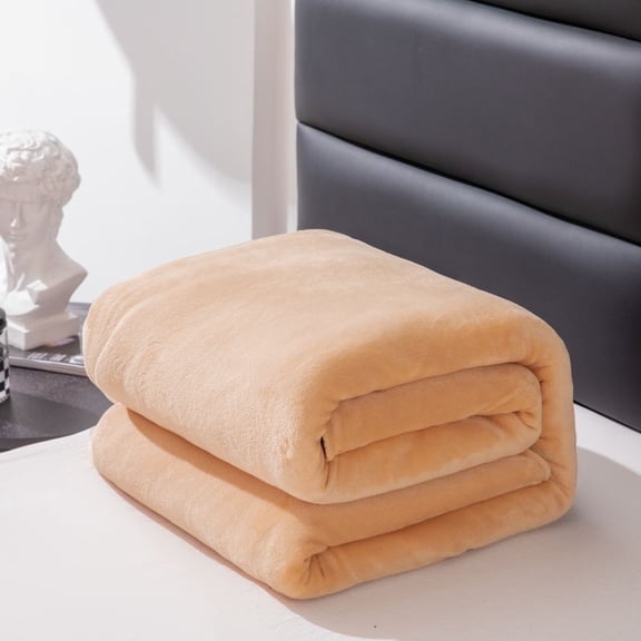 Bedding Blanket Lightweight Fuzzy Soft Anti-Static Microfiber Bed Blanket