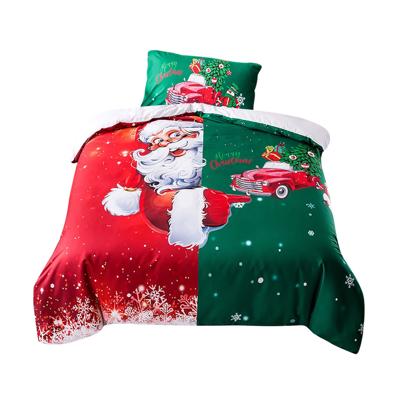 Bedding Christmas Series Digital Printing Twopiece Set 135*200cm Gifts