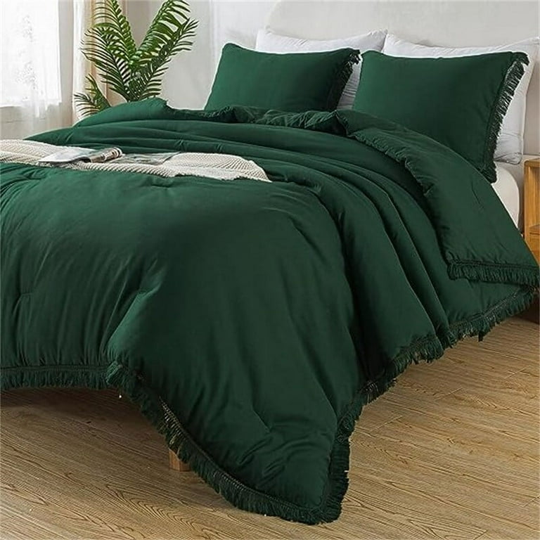 Emerald green comforter deals set