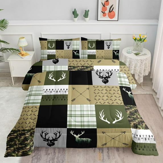 Bedding Comforter Set Paris Street Scenery Eiffel Tower Printed Pattern Quilt Bedding Set with 1 Comforter and 2 Pillowcases for Girls and Boys Bedroom All Season(Paris )