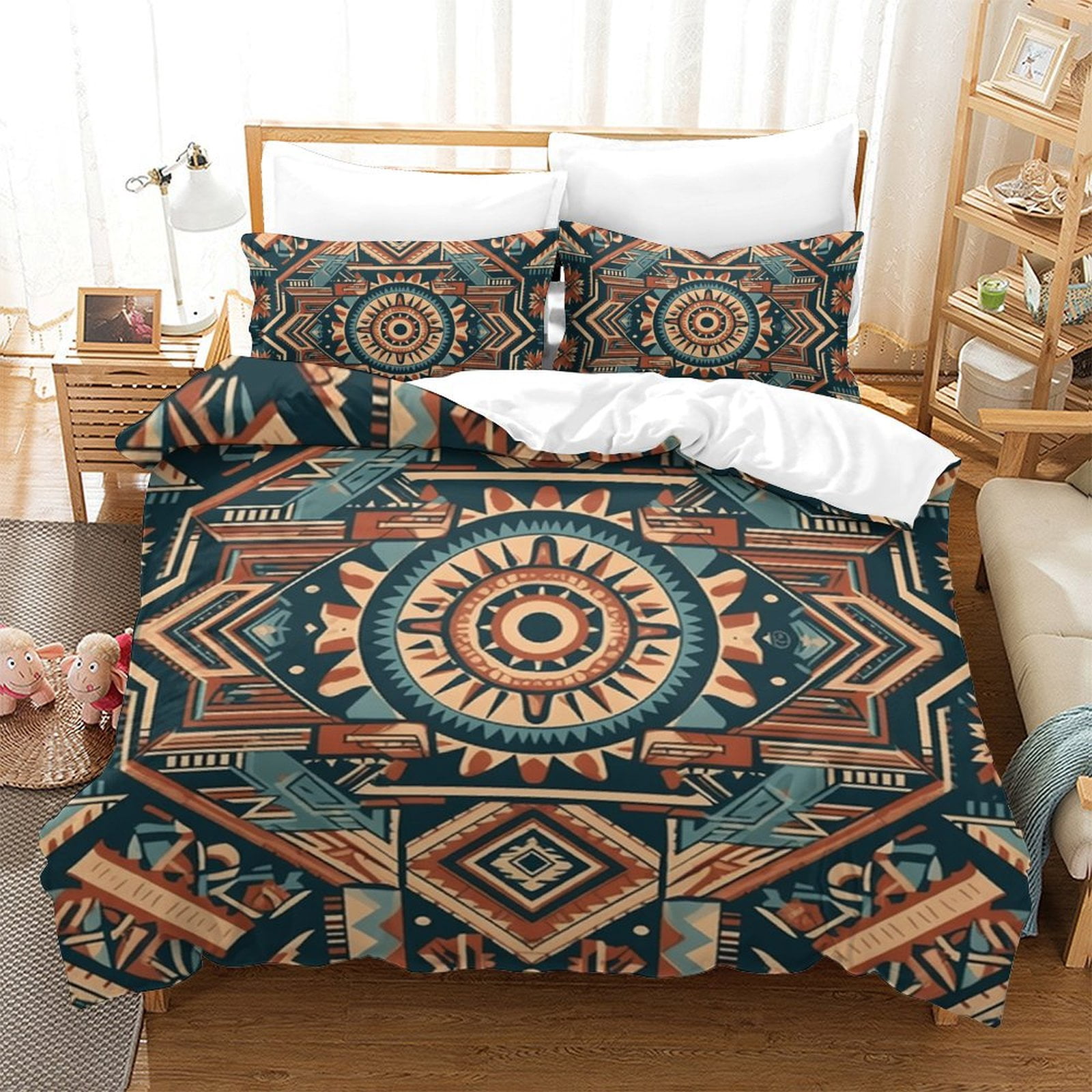 Bedding Cover Set Bohemian Style Comforter Cover Set Bedroom Guest Room ...