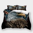 thumbnail image 1 of Bedding Cover Set Eagle Printed Comforter Cover Pillowcase Boy Men Stylish Bedroom Decor,California King (98"x104"), 1 of 5