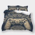 thumbnail image 1 of Bedding Cover Set Game Handle Printed Duvet Cover Quilt Cover Pillowcase Stylish Bedspreads,Queen (90"x90"), 1 of 5