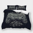 thumbnail image 1 of Bedding Cover Set Game Handle Printed Duvet Cover Quilt Cover Pillowcase Stylish Bedspreads,Queen (90"x90"), 1 of 5