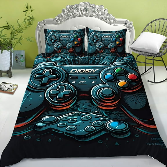 Bedding Cover Set PlayStation Printed Quilt Cover Pillowcase Teen Man Fashion Bedroom Decoration Bed Gift