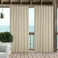 thumbnail image 1 of Bedding Craft NATURAL Cotton/Linen Window Panels Tab Top, Room Darkening Drapes, Set of 2, 50 x 63 inch, NATURAL, 1 of 7