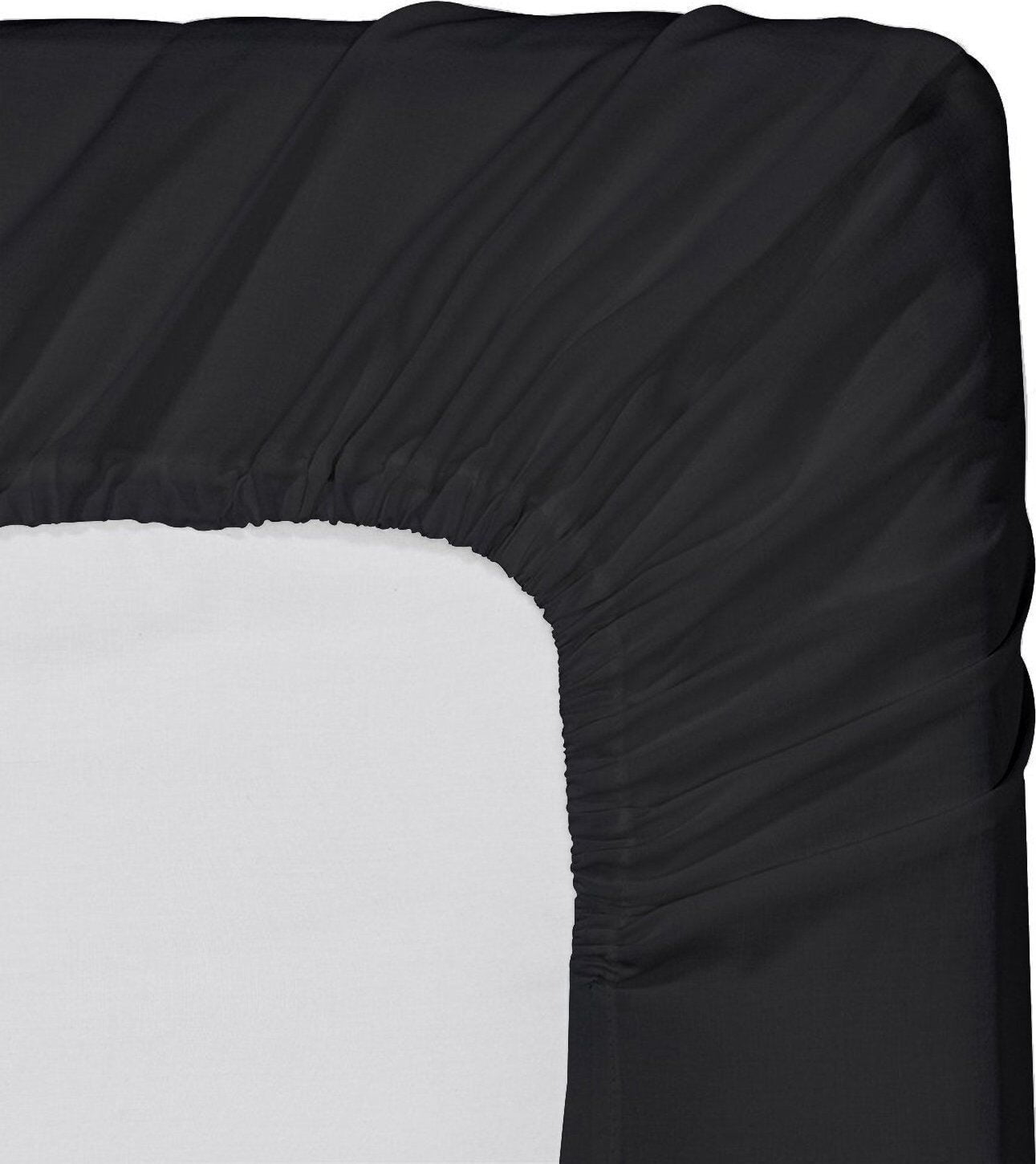 Bedding Deep Pocket Fitted Sheet Easy Care Deep Pocket Bed Sheets