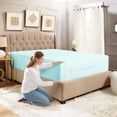 thumbnail image 1 of Bedding Fitted Sheet Soft Microfiber Fitted Sheet Only Fits Up to 21 Inches Deep Pocket, Shrinkage & Fade Resistant, California King Size, 1 of 7