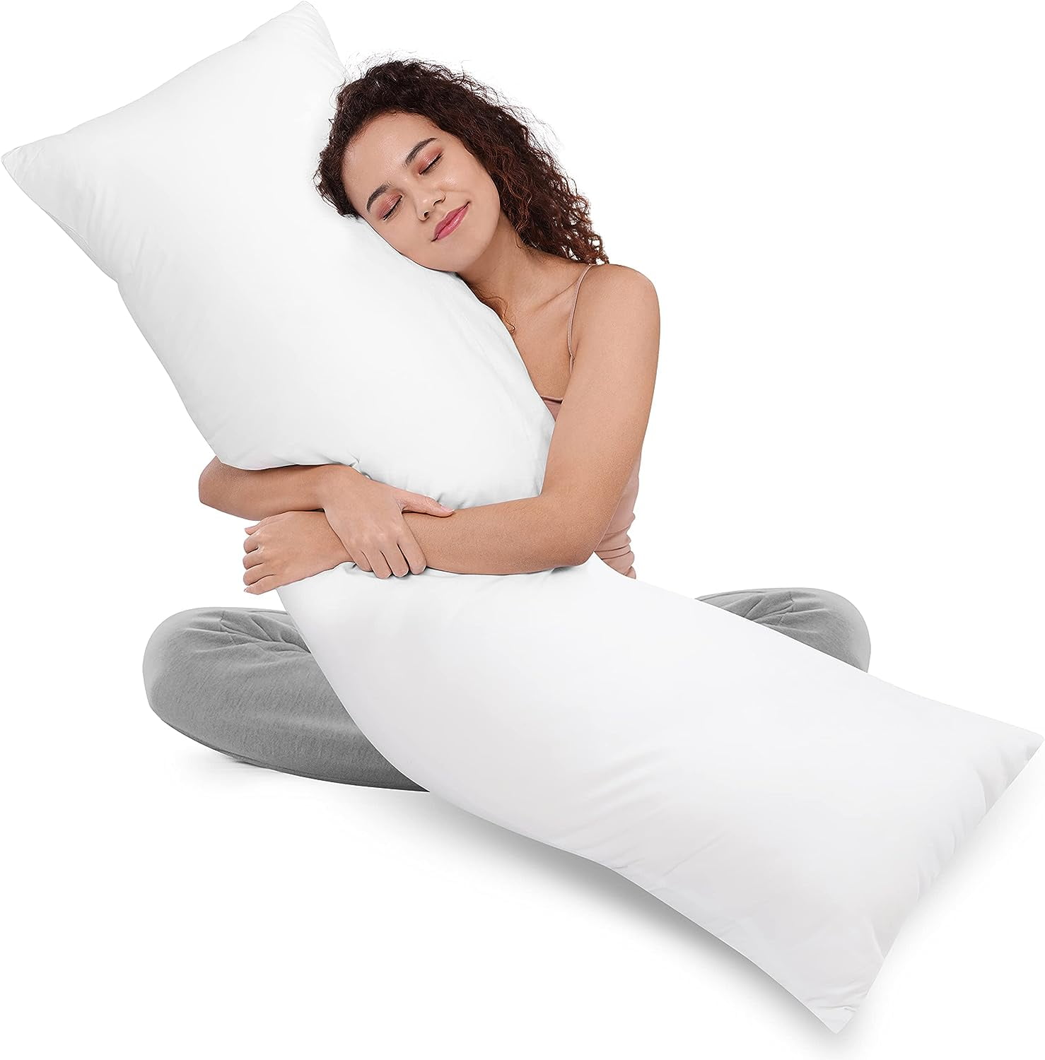 Bedding Full Body Pillow for Adults White 20 x 54 Inch Long Pillow for Sleeping Large Pillow Insert for Side Sleepers Walmart