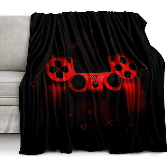 Bedding Gaming Throw Blanket Super Soft Gamer Gift for Couch Sofa for Kids Boys Teens Video Game 50x60in