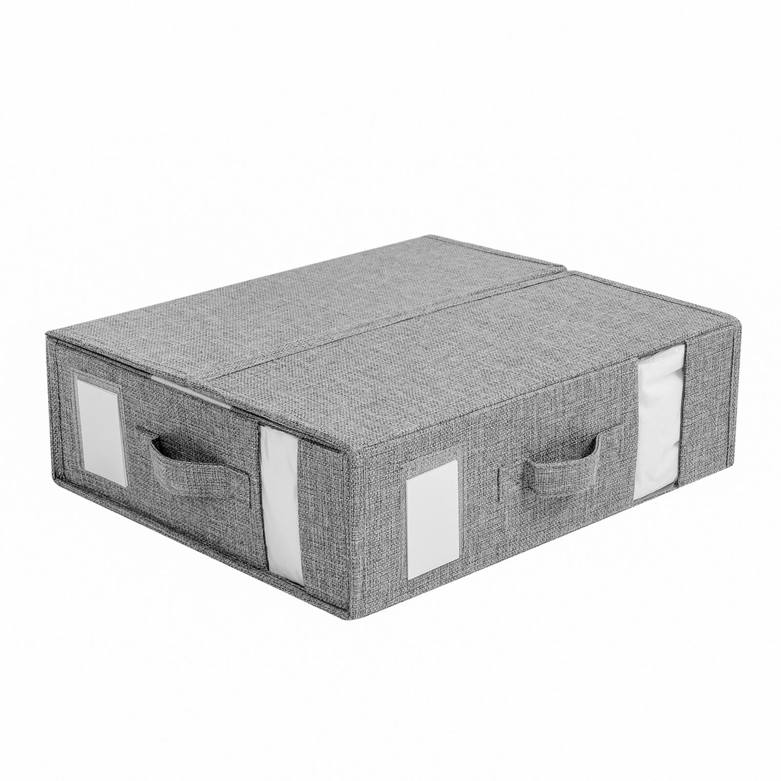 Bedding Organizer Bedding Sheet Storage with Transparent Label Slot