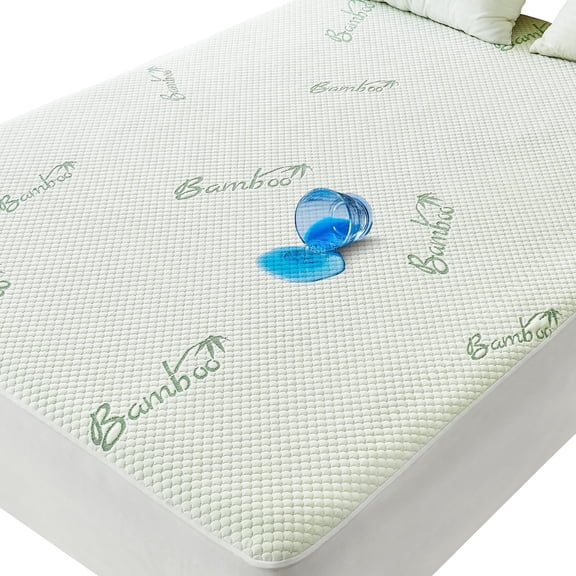 AGALI Waterproof Bamboo Mattress Protector King Size 6-18 Inch Deep Pocket